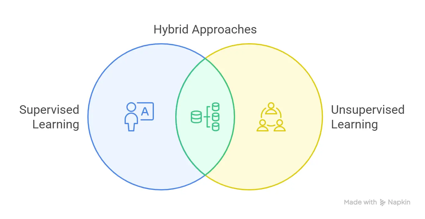 hybrid approach - Supervised Learning_ Learning